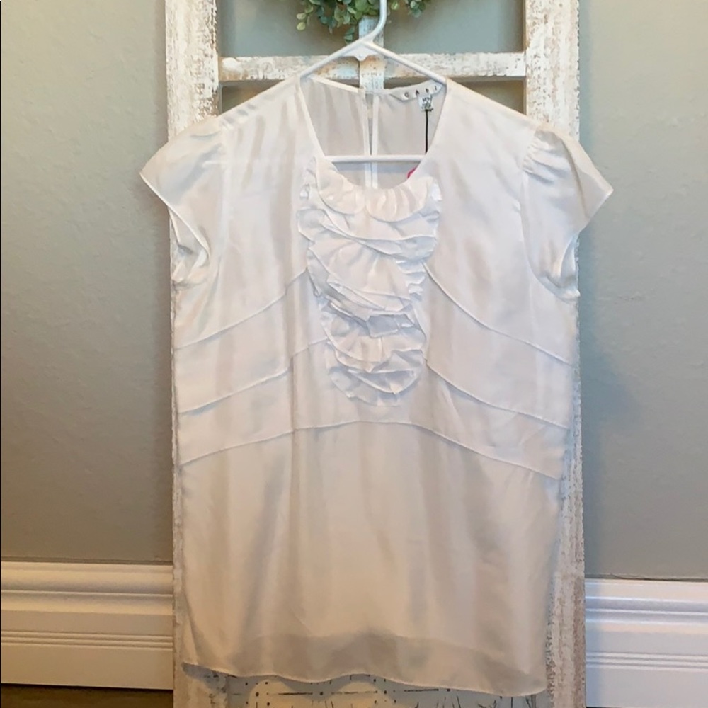 cabi Jabot Blouse ✨